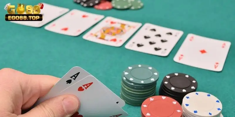 Một số hành động phổ biến trong game Poker Texas Hold'em